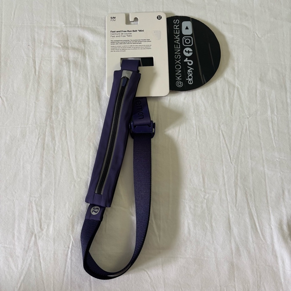 Lululemon Fast Free Run Belt *Mini Bag Size MORG/GGRE Grape Purple Size S/M